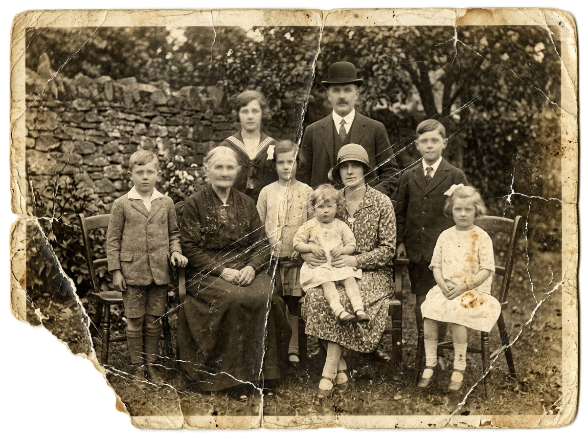 Original old photo